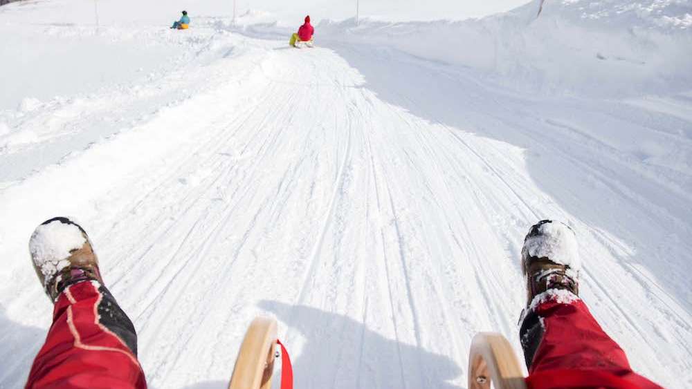 Schlitteln am Kerenzerberg