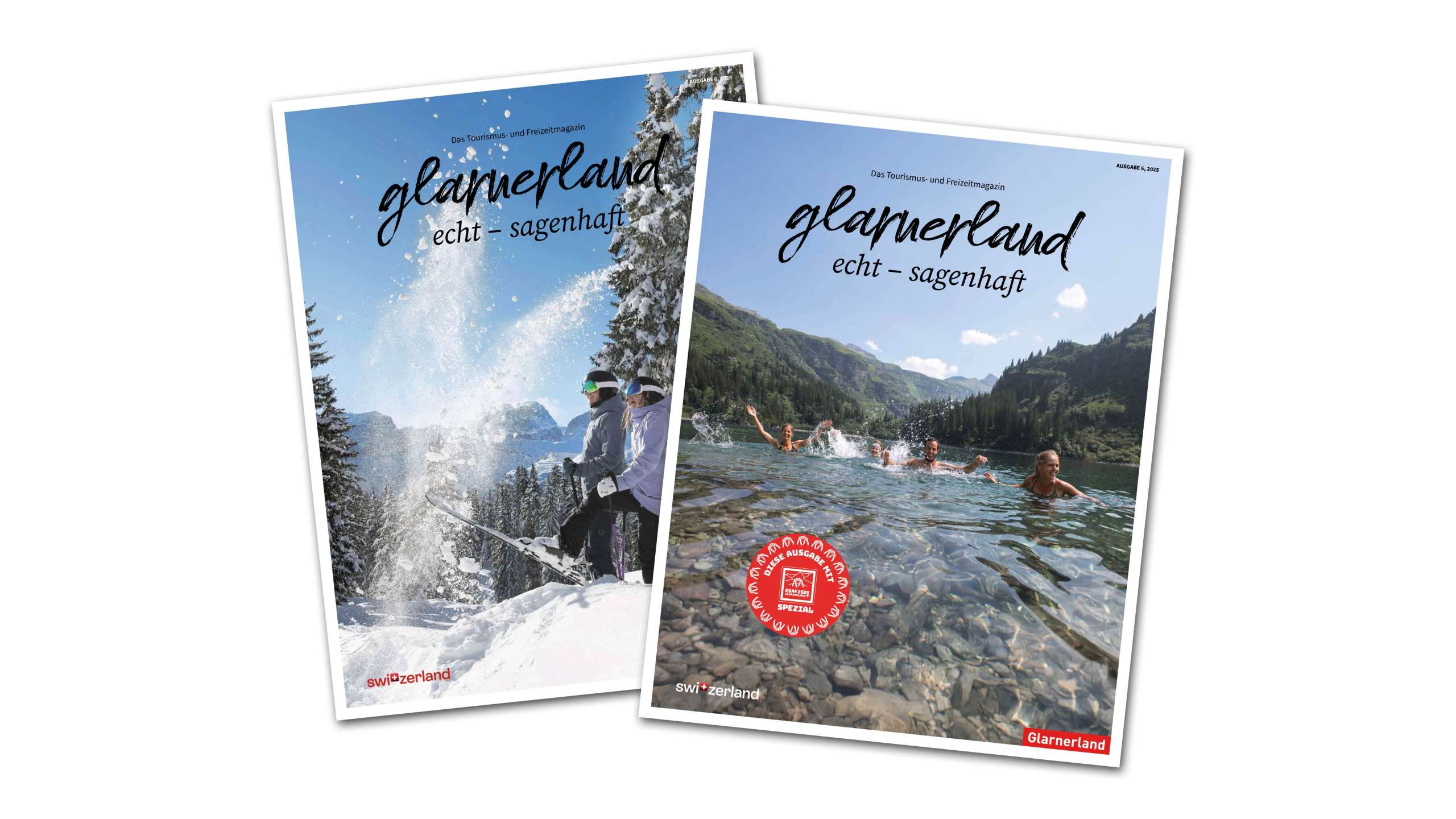 Prospekte und Magazine