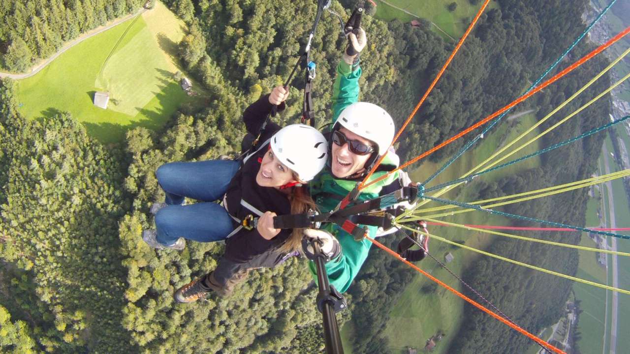 Gleitschirm Tandemflug mit Robair
