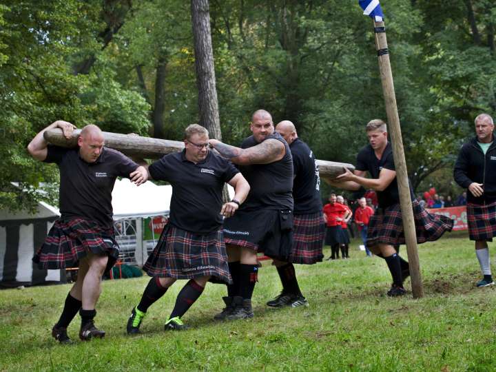 Die Schotten stürmen den Kerenzerberg