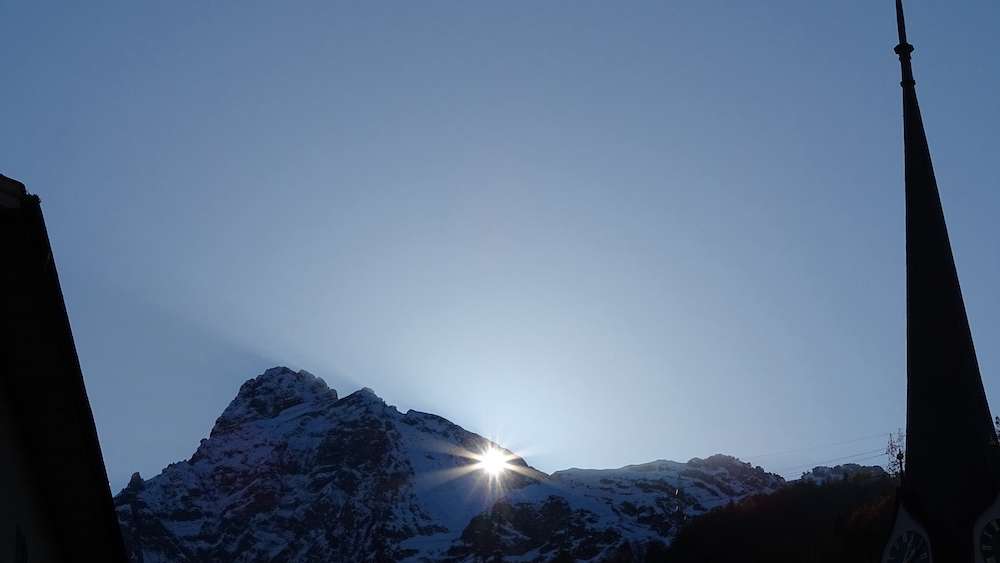 Mürtschenloch Sonnenspektakel