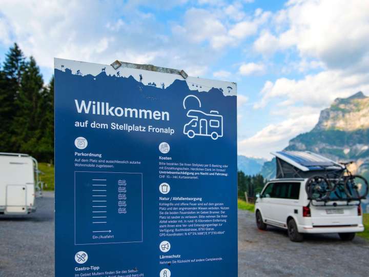 Camper-Stellplatz 1 und 2 Fronalp