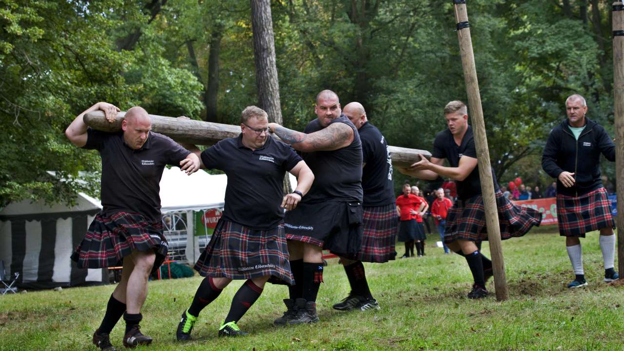 Die Schotten stürmen den Kerenzerberg