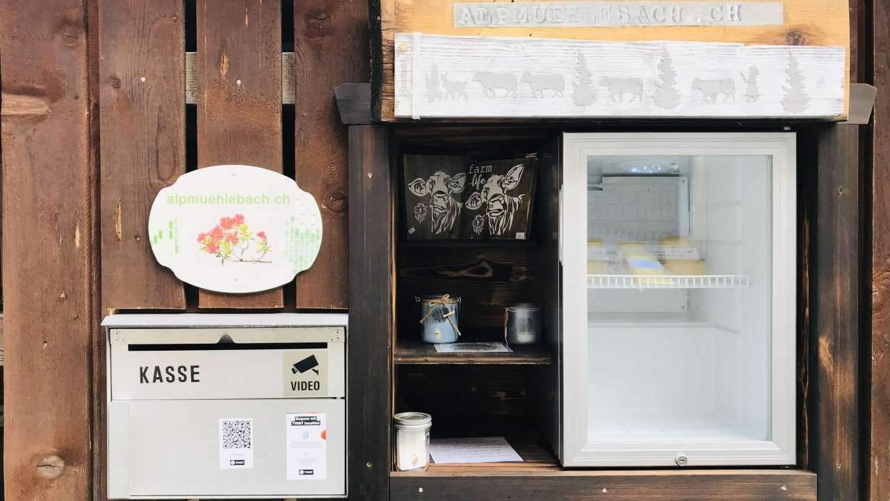 Alpkäse-Hüsli in Ennenda, Alp Mühlebach