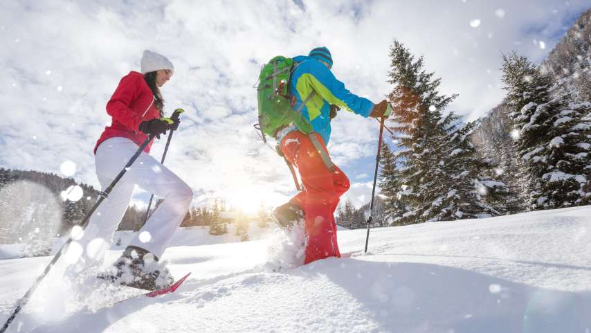 Schneeschuhwandern auf dem Kerenzerberg 