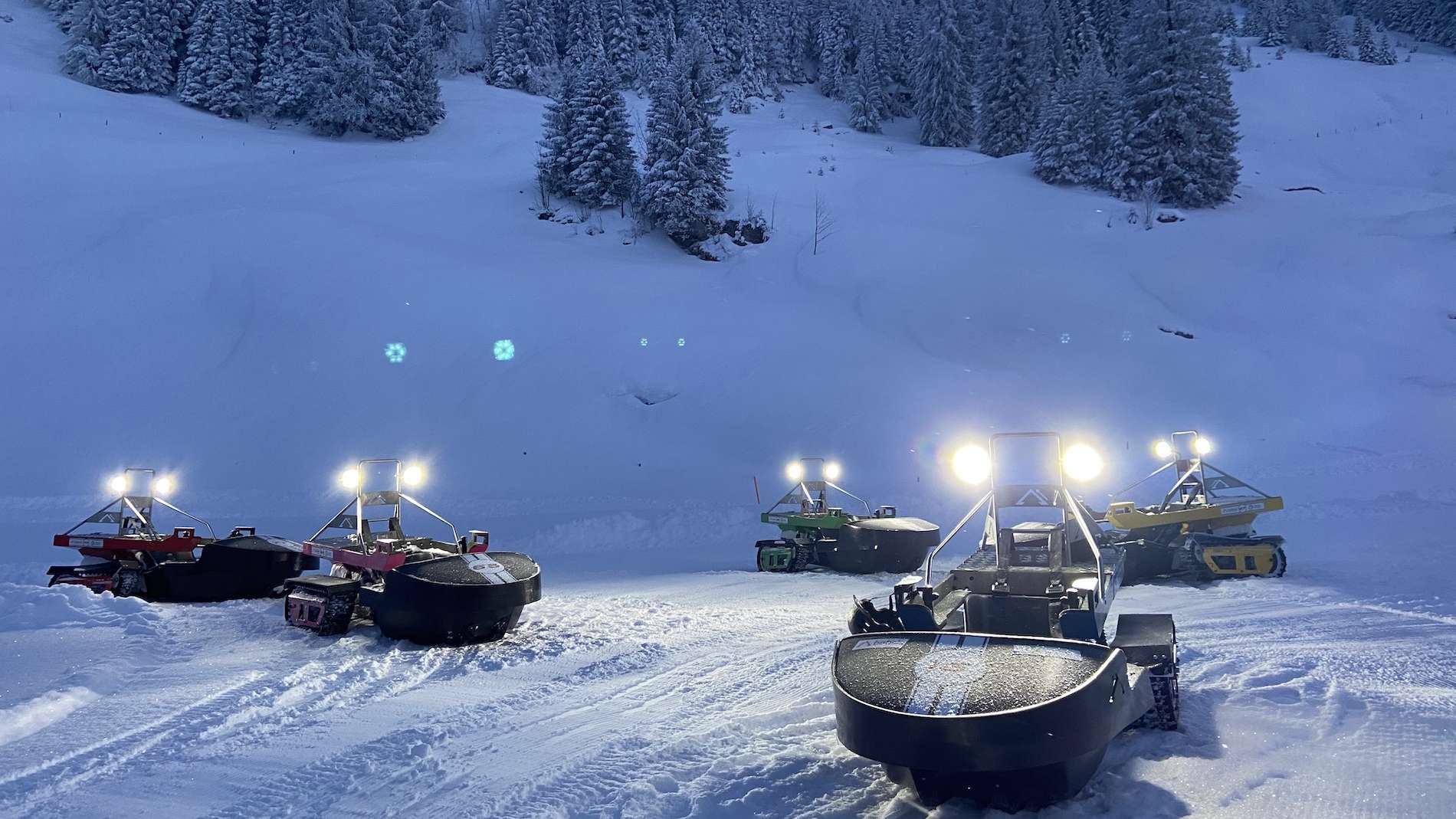 E-Bobslas gibt es nur bei uns