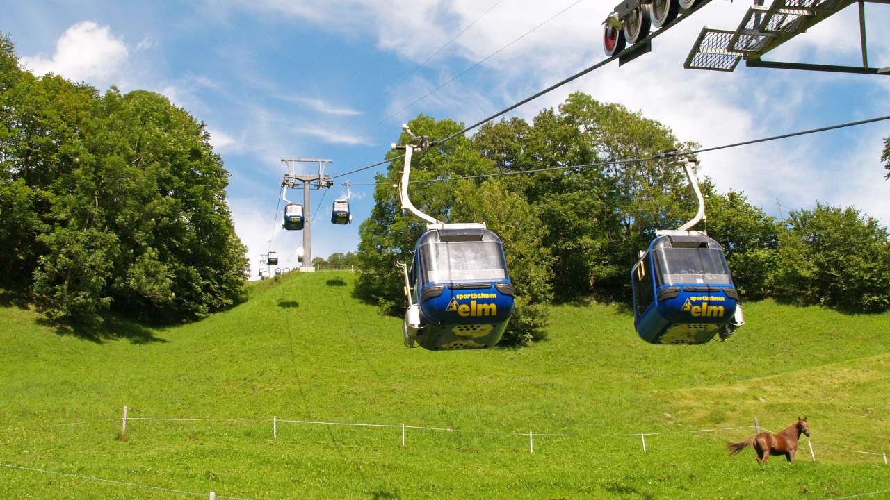 Sportbahnen Elm - im Sommer